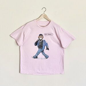 Kendrick Lamar “Say Drake” Funny Meme Cartoon Pink T Shirt Adult size XL